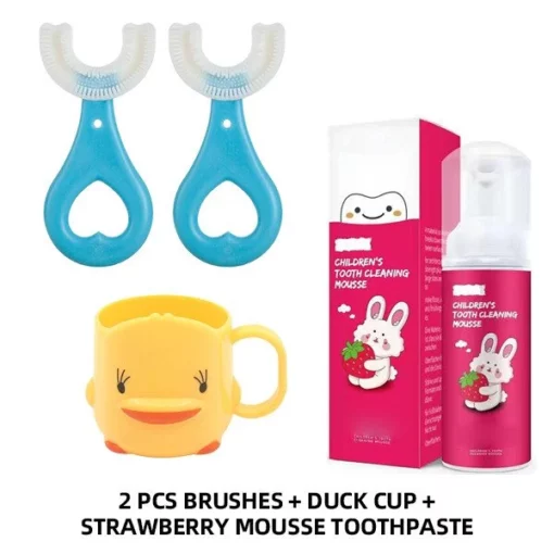 BUY 2 GET 1 FREE🎁360° Kids U-Shaped Toothbrush - Image 4