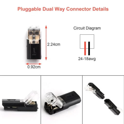 🔥HOT SALE🔥10 Pack 18-22AWG 2 Pin Cable Wire Connectors - Image 10