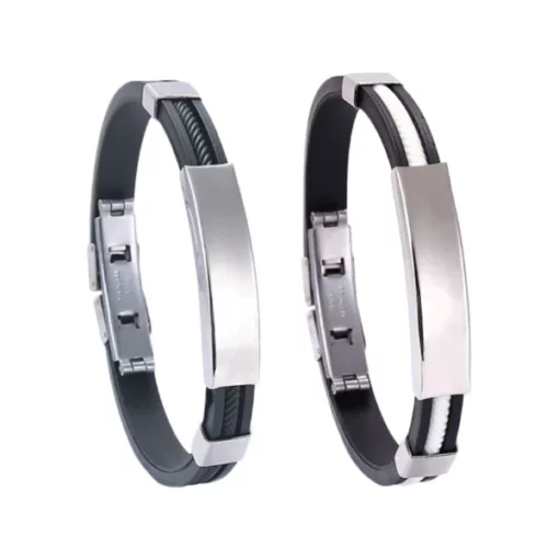 EELHOE™ Apus Ion Therapeutic Lympunclog Titanium Wristband - Image 7