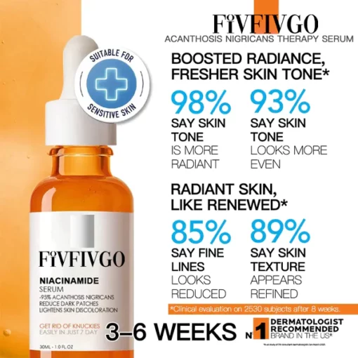 Fivfivgo™ Advanced Skin Brightening Serum zur Entfernung von Melanose und dunklen Flecken