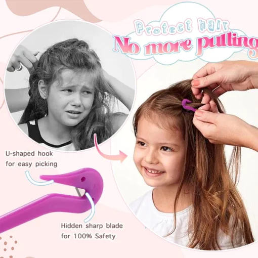 Easy-Removal Elastic Hair Band Trimmer - Image 2