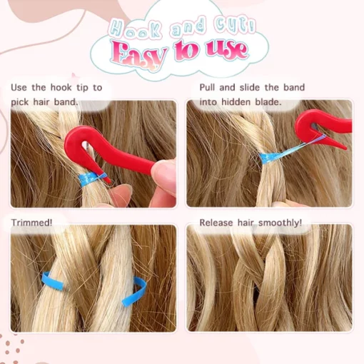 Easy-Removal Elastic Hair Band Trimmer - Image 5