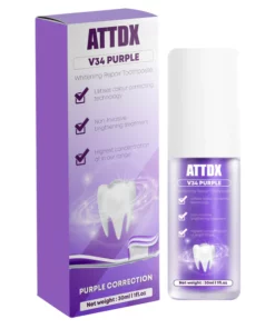 ATTDX V34Purple Whitening Repair Toothpaste