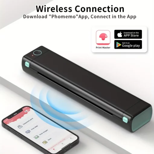 Portable Printer Wireless, Compatible With Android And IOS Phone & Laptop,Buy 2 Get3 - Image 2