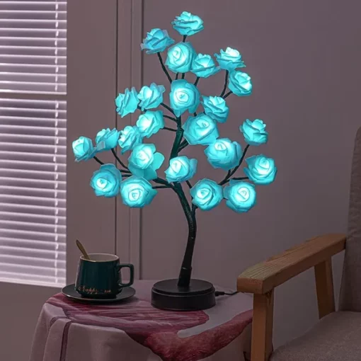 Forever Rose Tree Lamp