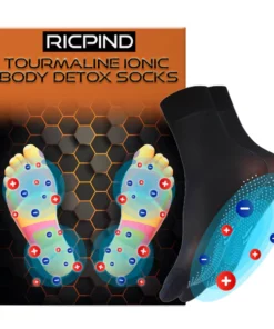 Ricpind Tourmaline Ionic BodyDetox Socks