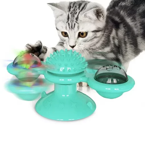 🔥BIG SALE - 50% OFF🔥🔥 Interactive Windmill Cat Toys with Catnip