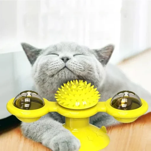 🔥BIG SALE - 50% OFF🔥🔥 Interactive Windmill Cat Toys with Catnip - Image 11