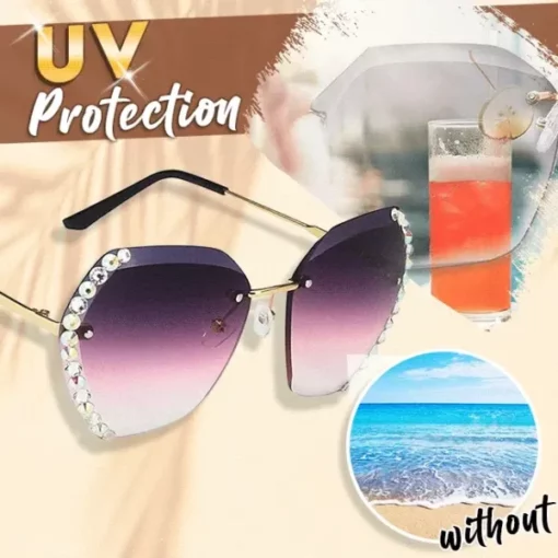 Diamond Hexagonal Sunglasses - Image 9