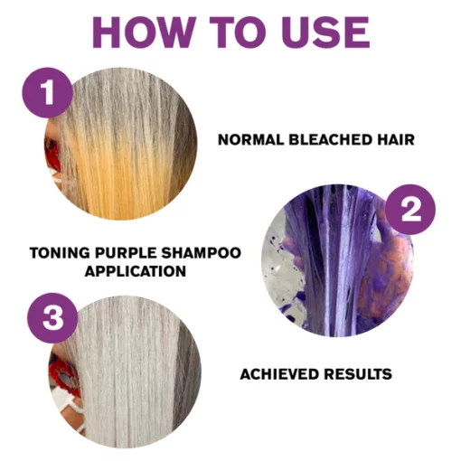 ATTDX AntiBrassiness Toning PurpleShampoo - Image 3