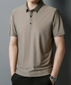 Men's Solid Colour Fashion Polo Shirt