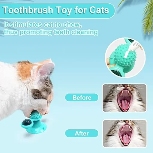 🔥BIG SALE - 50% OFF🔥🔥 Interactive Windmill Cat Toys with Catnip - Image 5