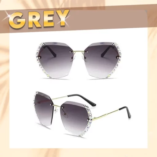 Diamond Hexagonal Sunglasses - Image 3