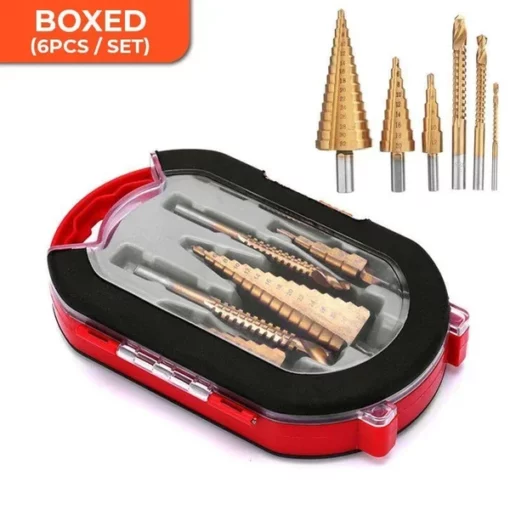 6 PCS HSS Titanium Coated Drill Bit Set - Image 9