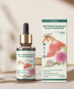 TinaHerbs™ PRO Milk Thistle & Cordyceps Sinensis Drops – Powerful Liver Support – Detox & Repair