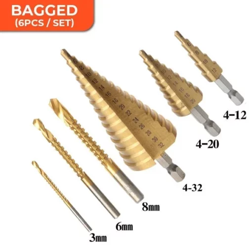 6 PCS HSS Titanium Coated Drill Bit Set - Image 8