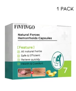 Fivfivgo™ Naturkräfte Hämorrhoiden Kapseln