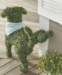 Decorative Peeing Dog Topiary