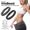 Biancat™ VitaBead Hematite Fitness Bracelet