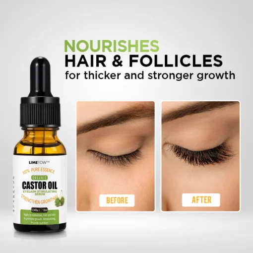 LIMETOW™ Castor Oil Eyelash Stimulating Serum - Image 5