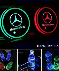 Led Car Logo Cup Lights