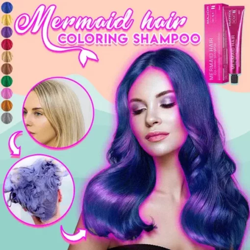 Mermaid Hair Coloring Shampoo