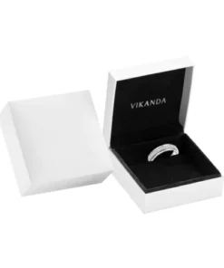 VIKANDA Signature Thermogenic Moissanite Spinner Ring