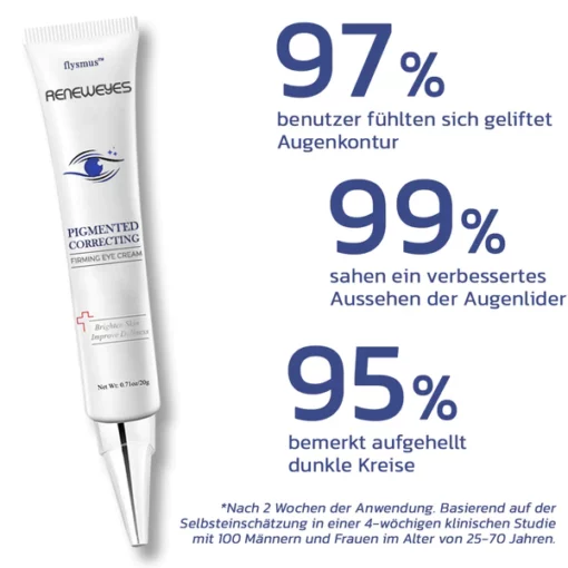 flysmus™ RENEWEYES Pigmentierte korrigierende straffende Augencreme