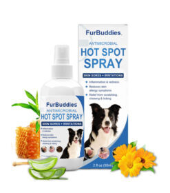 FurBuddies® Hot Spot Spray for Dogs Skin Sores and Irritations