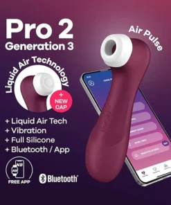 Nurbini™ Pro 2 Generation-Air-Pulse Clitoris Stimulating Vibrator with Liquid-Air Technology