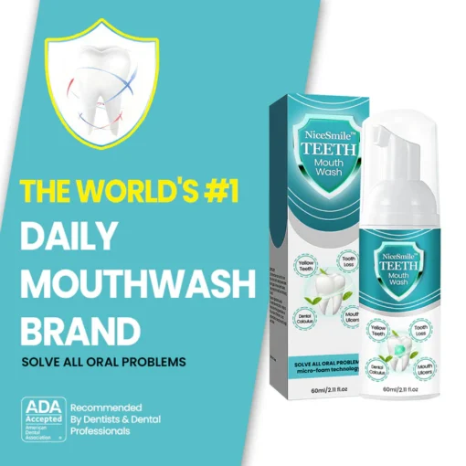 NiceSmile™ TEETH Mouthwash – Solve All Oral Problems