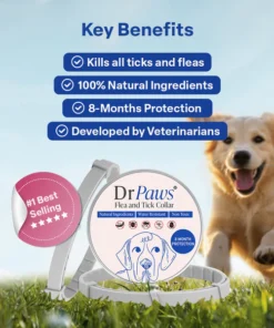 DrPaws® 8 Months Flea and Tick Free Collar