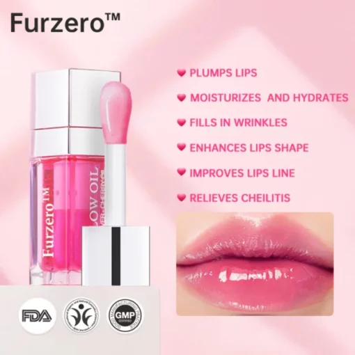 Furzero™ Lips Plumping & Fuller Hydrating Glow Oil - Image 8