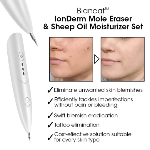 Biancat™ IonDerm Mole Eraser & Sheep Oil Moisturizer Set - Image 5