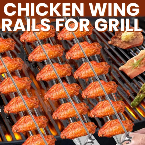 Chicken Wing Rails for Grill