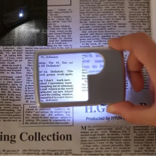 Magnifying Glass Reading Tool With LED Light