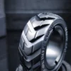 Dual Function Stainless Steel Motorcycle Tire Fidget Ring