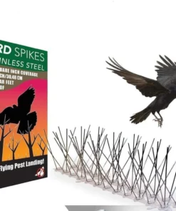 Defender™ Narrow Stainless Steel Bird Spikes