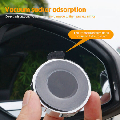 Suction Cup Car Convex Blind Spot Mirror (1 Set / 2 Pcs) - Image 2