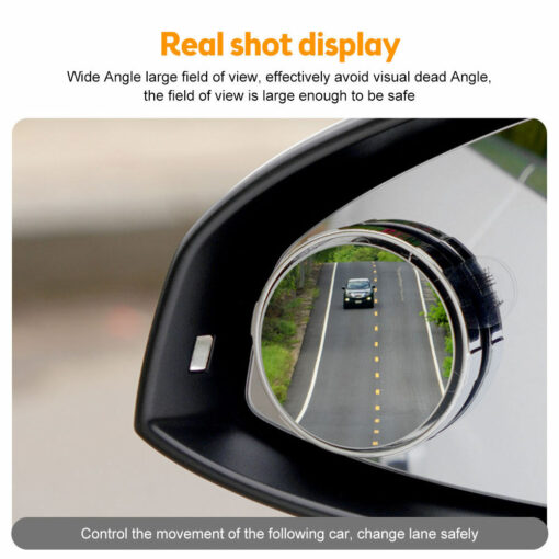 Suction Cup Car Convex Blind Spot Mirror (1 Set / 2 Pcs) - Image 9