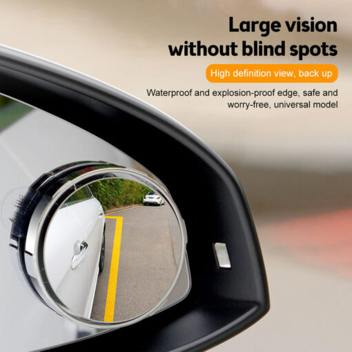 Suction Cup Car Convex Blind Spot Mirror (1 Set / 2 Pcs) - Image 8