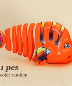 🐟Plastic Wind-Up Wiggle Fish Toys