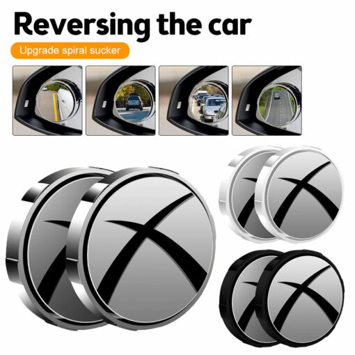 Suction Cup Car Convex Blind Spot Mirror (1 Set / 2 Pcs) - Image 6