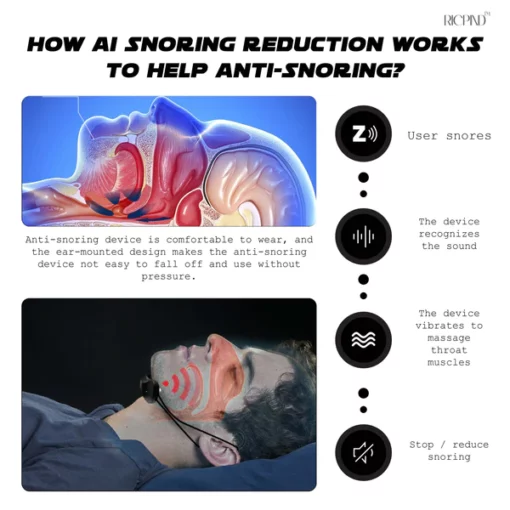 Ricpind AI Instant SnoringReduction Vibrating Stopper - Image 7