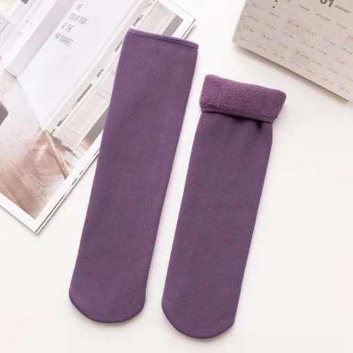 🔥 PROMOTION🔥🌼2023 NEW Snugly Velvet Winter Thermal Socks - Image 27