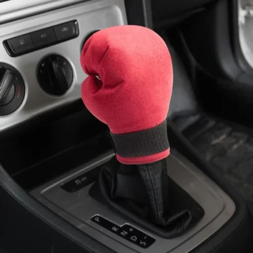 Funny Car Gear Cover Boxing Gloves Auto Shift Knob Cover - Image 2