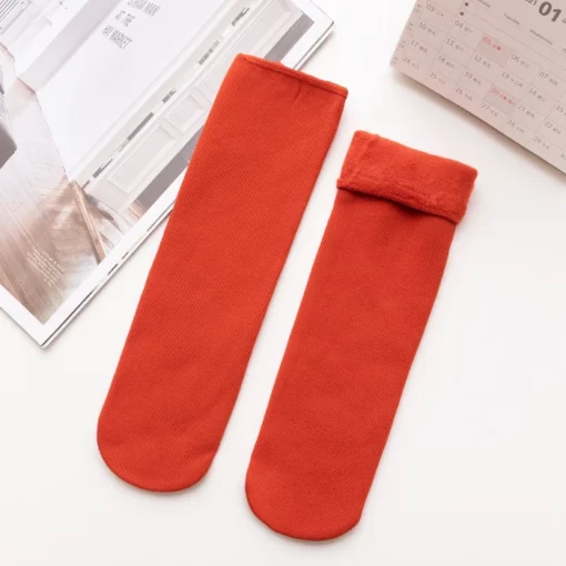 🔥 PROMOTION🔥🌼2023 NEW Snugly Velvet Winter Thermal Socks - Image 25