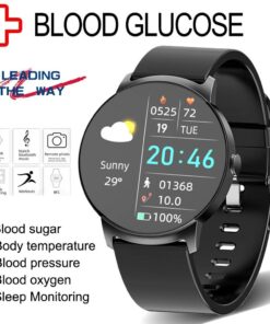 Smart Watch With Blood Glucose Monitor And Body Temperature