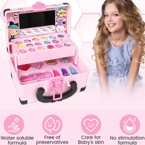 Kids Washable Makeup Beauty Kit - Image 8