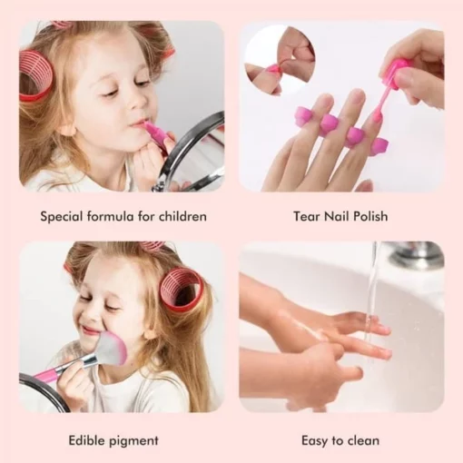 Kids Washable Makeup Beauty Kit - Image 5